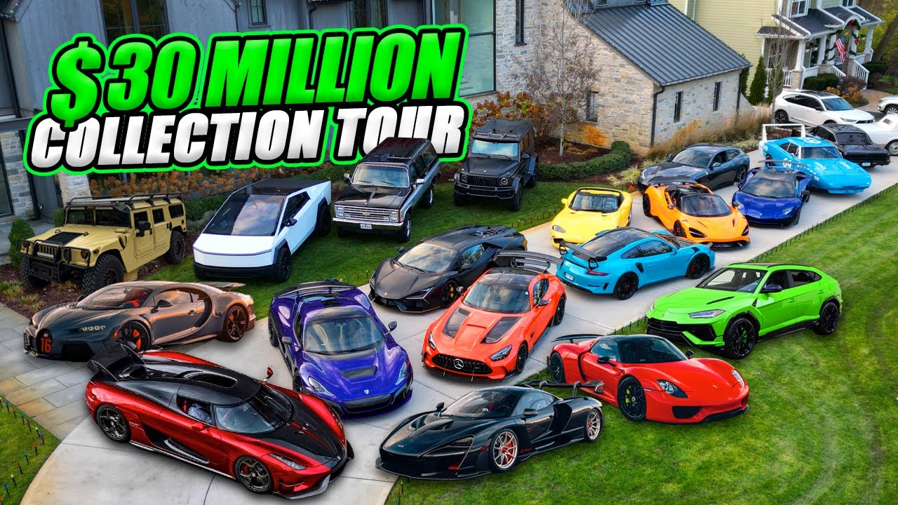 Tour of My $30M Hyper & Super Car Collection 🚗