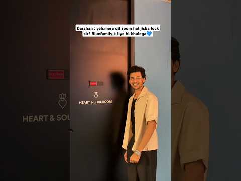 Only Bluefamily's are allowed in this room 😉💙 @DarshanRavalDZ #darshanraval #bluefamily