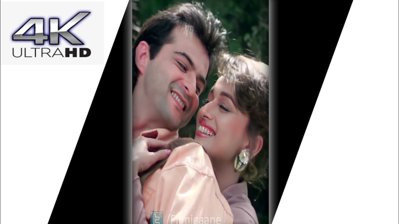 Romantic 90's Song Status 💖 | Madhuri Dixit's Iconic 'Kisi Din Banoongi Main Raja Ki Rani'