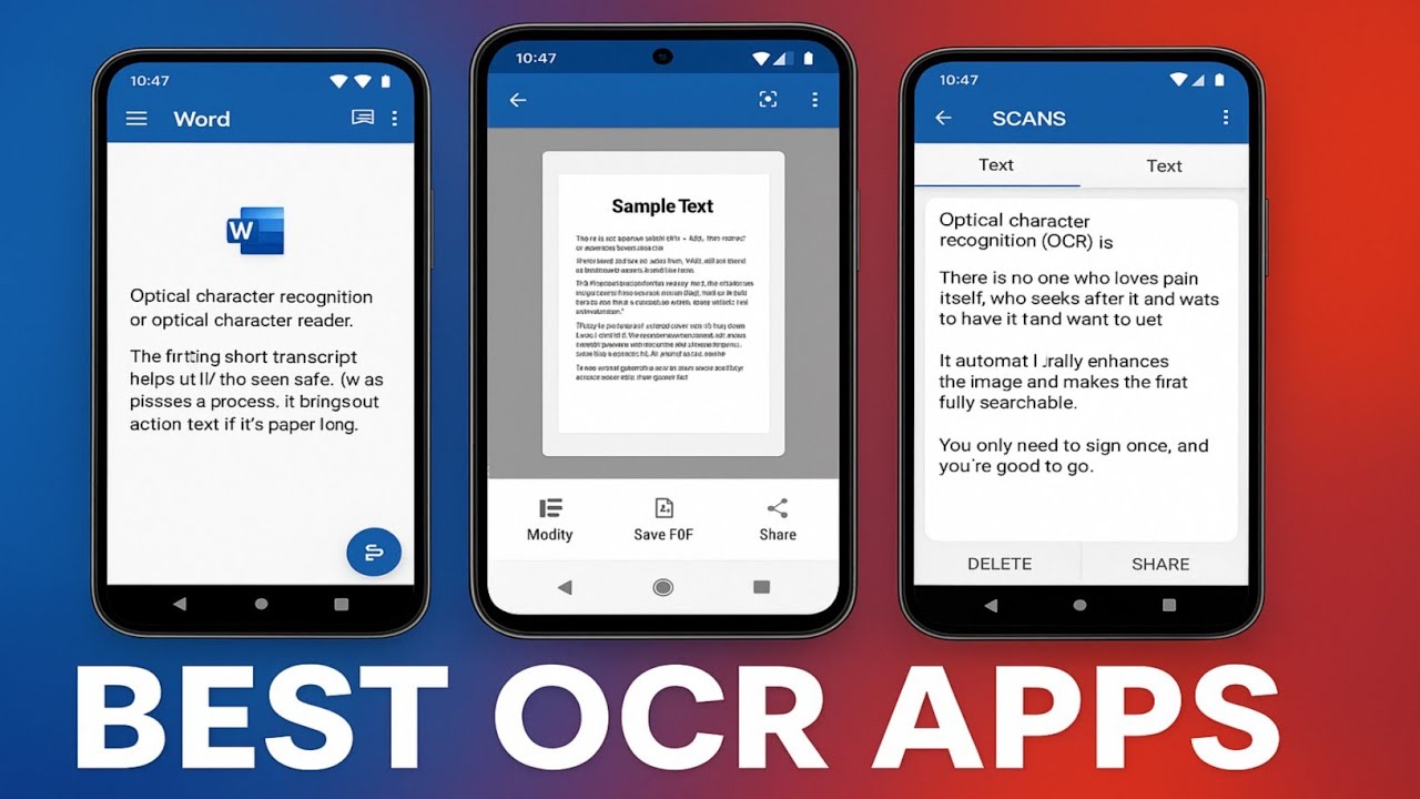 Top Free OCR Apps for Android 📱 to Edit PDFs
