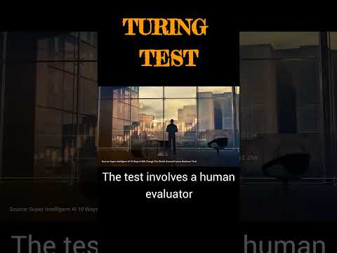What is the Turing Test and how does it work? #shorts #turingtimemachine