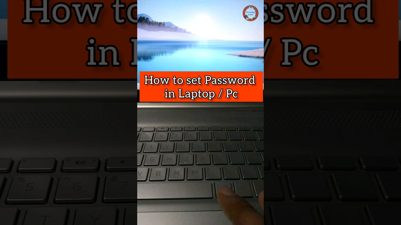 Set Password on Desktop or Laptop 🖥️