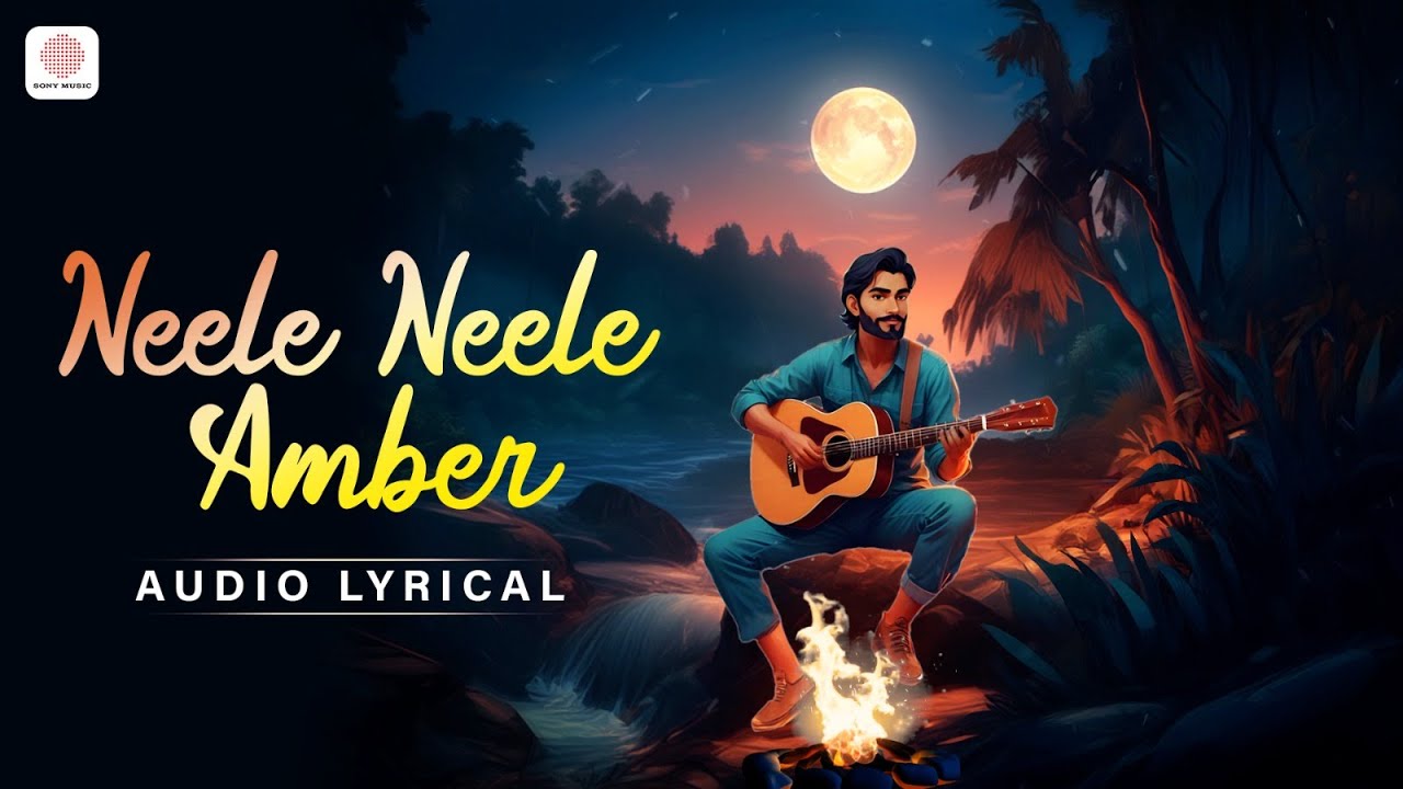 Neele Neele Amber Par | Kishore Kumar's Classic Song | Lyrical Video 🎶