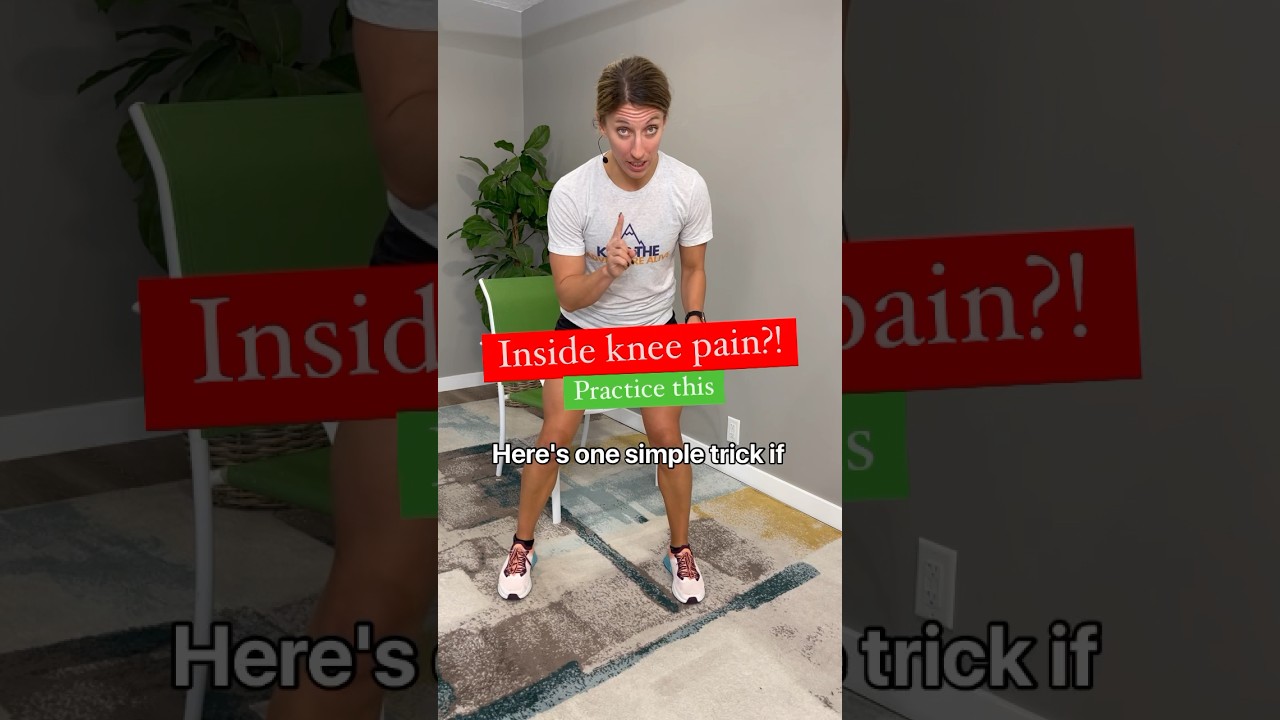 One simple trick to reduce inside knee pain when squatting