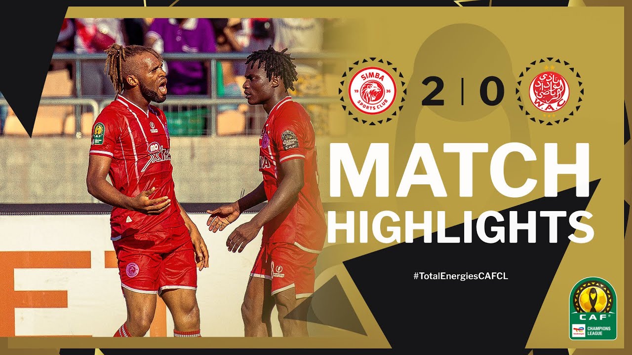 Simba SC vs Wydad AC | Exciting Matchday 4 Highlights | 2023/24 TotalEnergies CAFCL ⚽