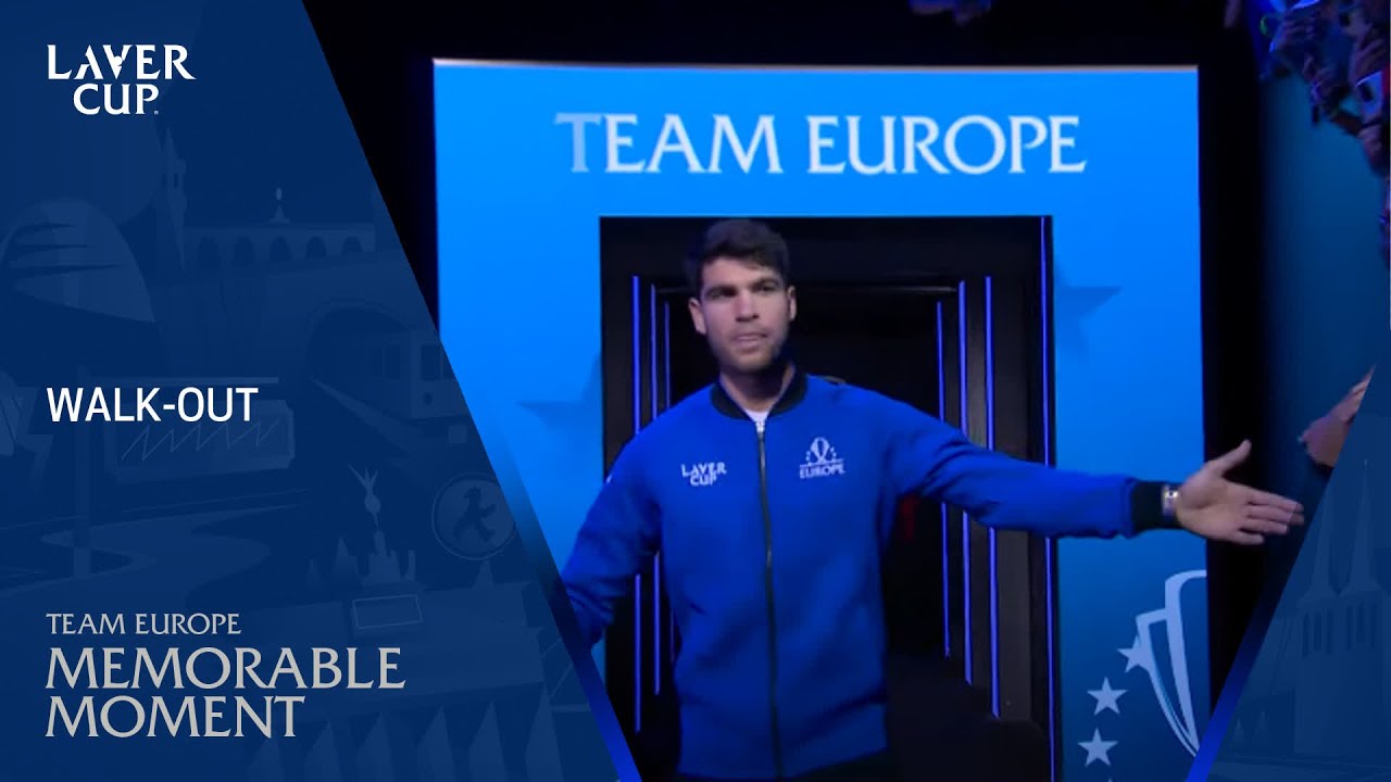 Team Europe Walk-Out at Laver Cup 2024