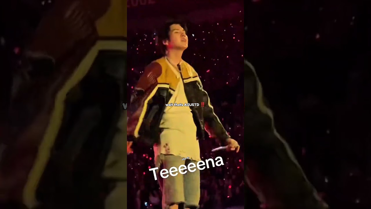 We got AgustD on stage 🔥#bts #suga #yoongi #arirang #shorts #trending #viral #funny #viralvideo #fyp