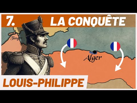 La FRANCE envahit L'ALGÉRIE : de la conquête à la colonisation.