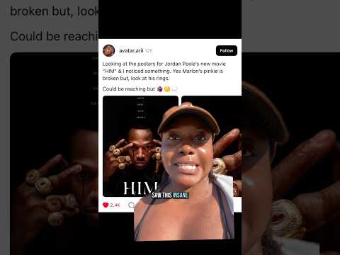 INSANE Theory on Jordan Peele’s “Him” with Marlon Wayans & Tyriq Withers! #horrormovie #jordanpeele