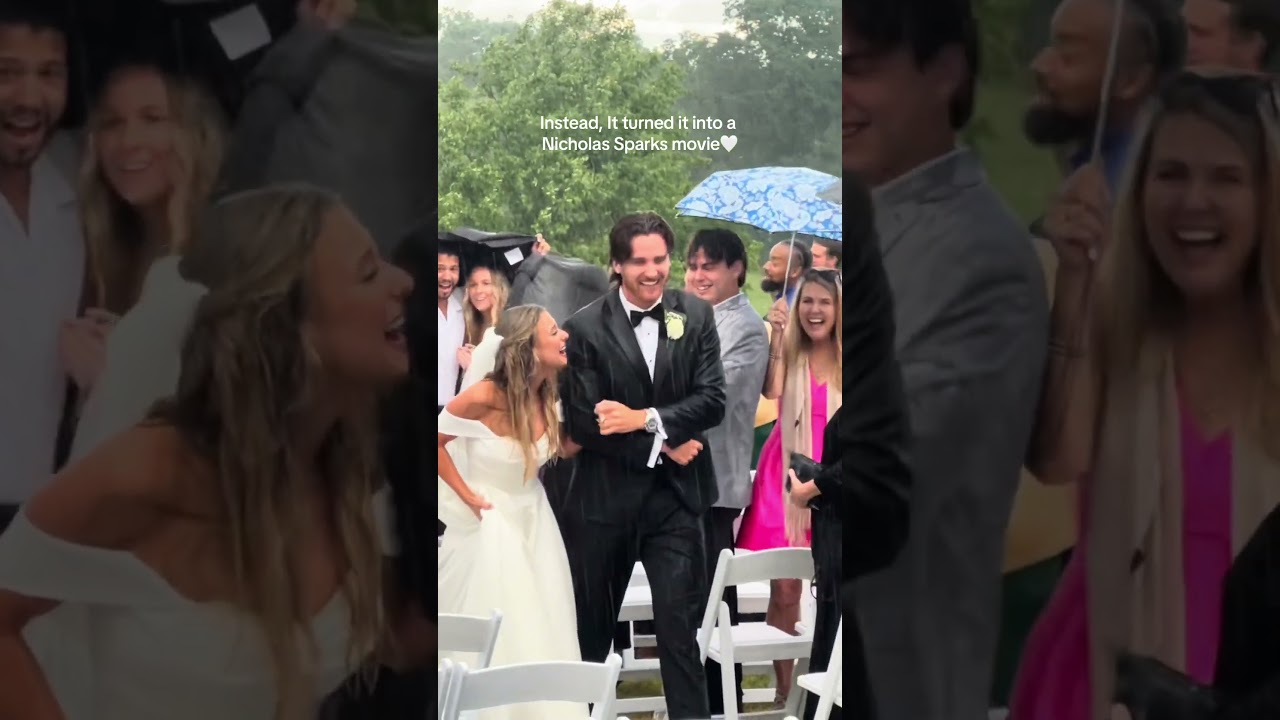 Rain or Shine: How This Wedding Turned a Downpour into a Dream Scene ☔️