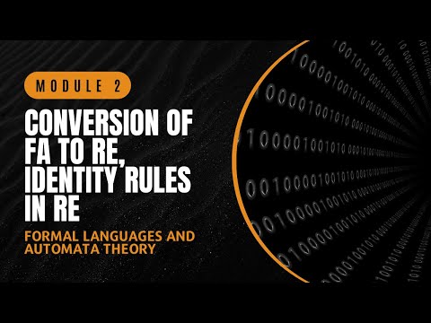Conversion of FA to RE: State Elimination Method | CST301 | FLAT MODULE 2 | KTU | Anna Thomas |SJCET