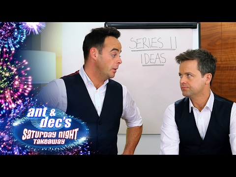Ant & Dec Brainstorm New Series Ideas with ITV Stars - Saturday Night Takeaway