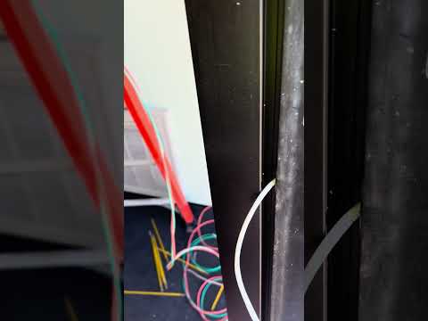 Wiring for Door Frame Reader on Access Control #accesscontrol #networkinfrastructure