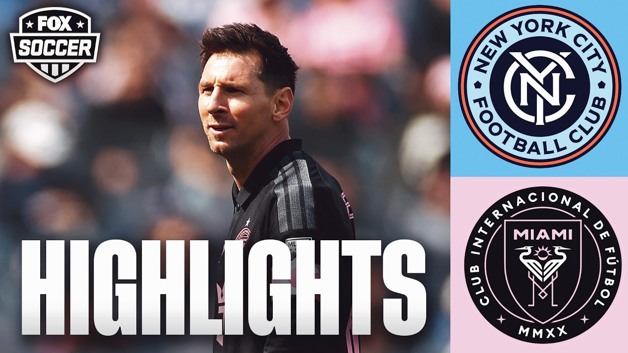Messi & Inter Miami vs. NYFC Highlights ⚽