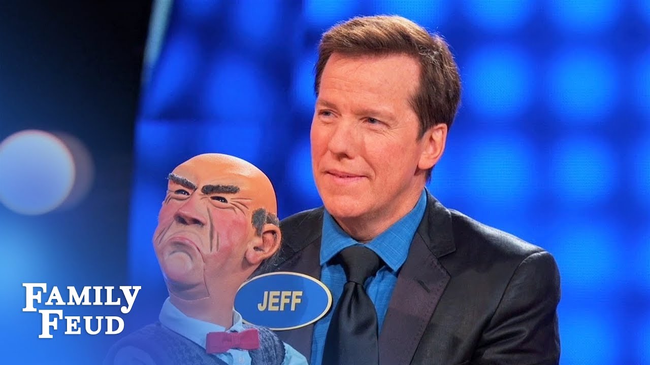 Jeff Dunham's Snarky Walter Shocks Steve on Celebrity Family Feud! 🤣