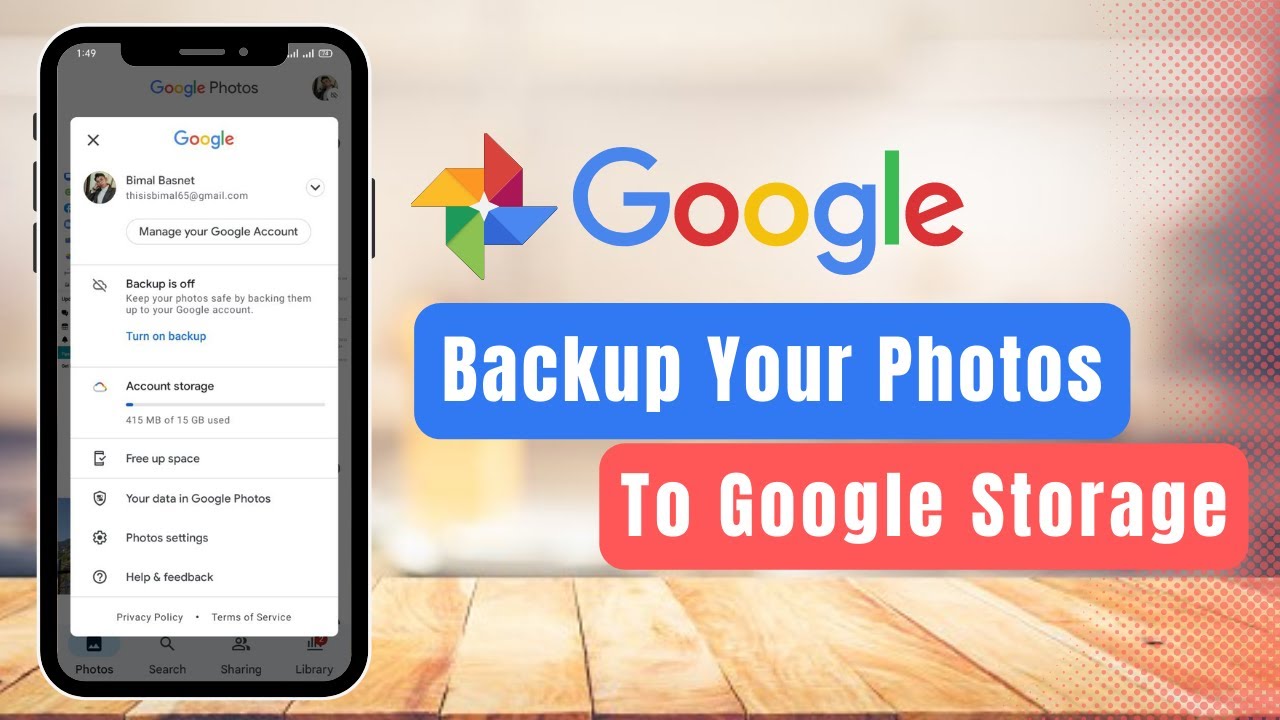 Backup Photos On Android To Your Google Account !!