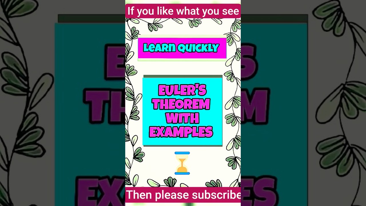 Euler Theorem Explained with Examples | Multivariable Calculus