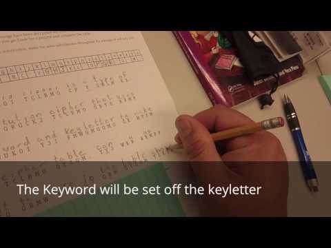 Cracking a Keyword Cipher