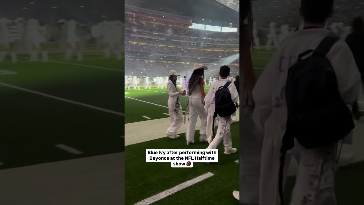 Blue Ivy Leaves Field After Performing with Beyoncé 🎤