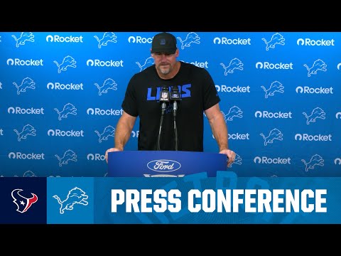 Dan Campbell postgame media availability | 2025 NFL Preseason Week 3: Lions vs. Texans