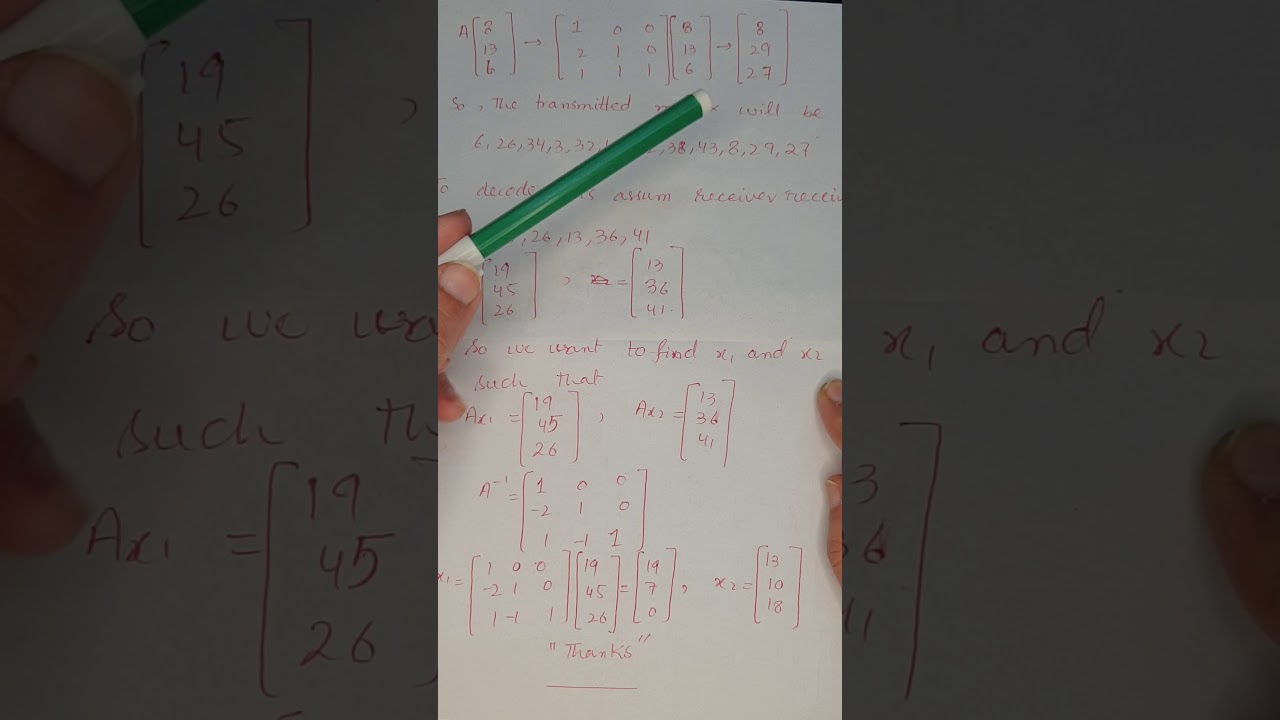 Unlocking Secrets: How Linear Algebra Powers Modern Cryptography 🔐