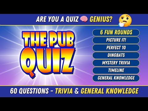 The Pub Quiz #95 – The Ultimate Trivia Quiz Game!