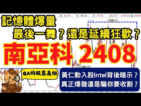 【2408 南亞科】記憶體最強飆股還能追?新聞全在喊多,現在追進場拚延續還是即將被收割?|QA拆股票真相