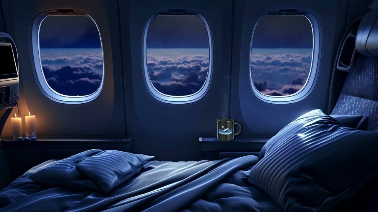 Jet Engine Airplane White Noise for Relaxation & Sleep ✈️