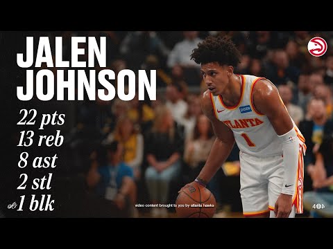 Jalen Johnson puts up near triple-double in NBA Cup Win over Pacers