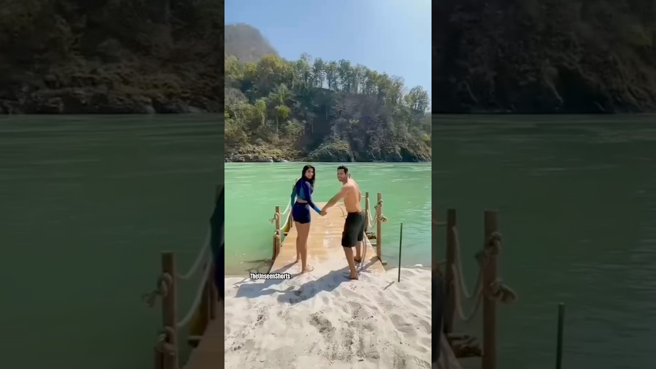 Pooja Hegde & Varun Dhawan Swim in Rishikesh for Hai Jawani 🎬