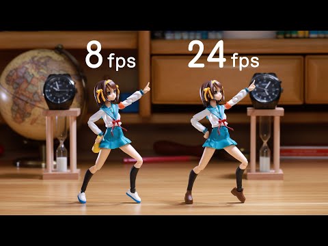 Stop Motion | Adjusting the Frame Rate with Haruhi’s Steps | Haruhi Suzumiya