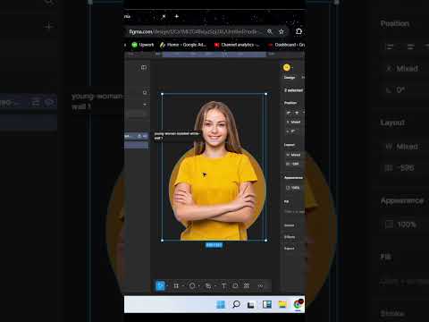 Figma clipping mask in Photshop #figma #figmadesigner