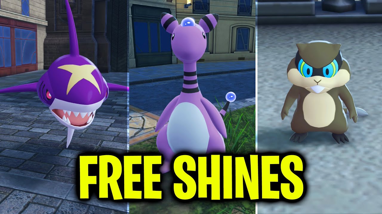 Every FREE Shiny Pokemon You Can Get in Pokemon Legends Z-A