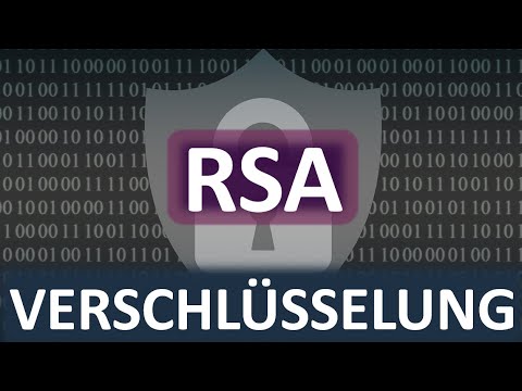 Das RSA Verfahren (einfach erklärt) - Schlüsselgenerierung, Verschlüsselung, Entschlüsselung