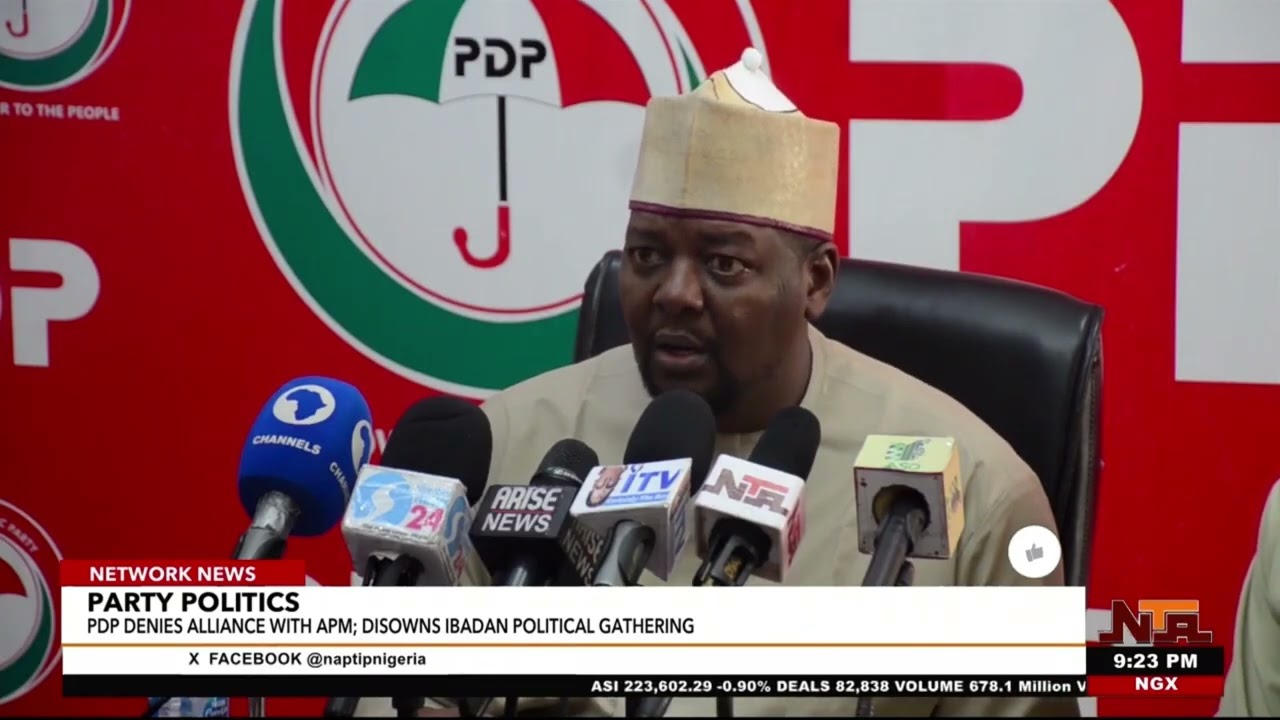 PDP Denies Involvement in Oyo State Political Alliance