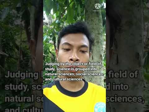 Science Based on Object or Field of Study - Sociology