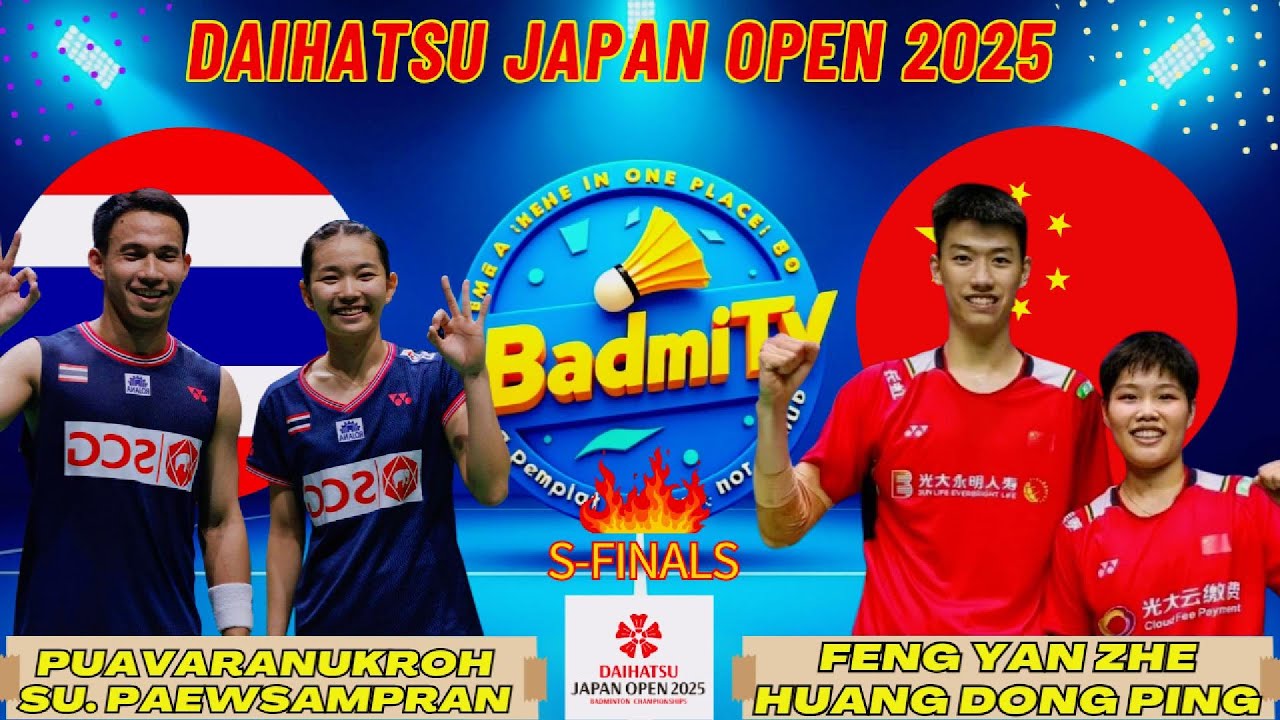 เดชาพล-ทรัพย์สิรี พบเฟิง-หวง รอบรองญี่ปุ่นโอเพ่น 2025