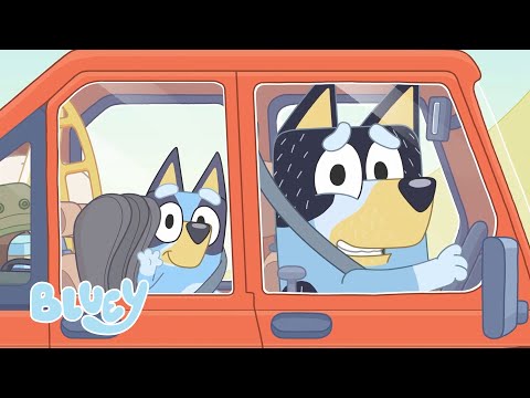 Grande cacahuète 🥜 | Voyage en voiture | Bluey Français Chaîne Officielle