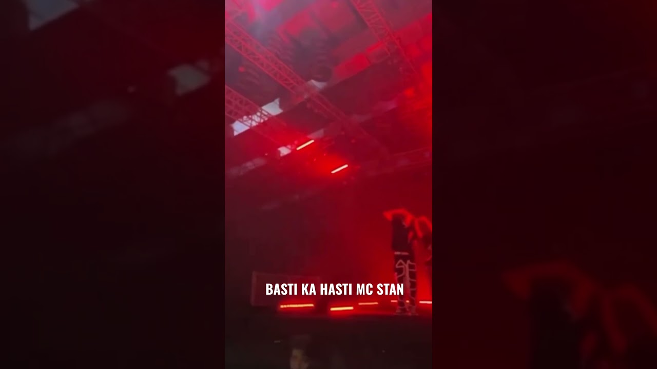 40,000 thousand peoples sing 🎤 basti ka hasti live With Mc Stan Concert Mumbai #mcstan