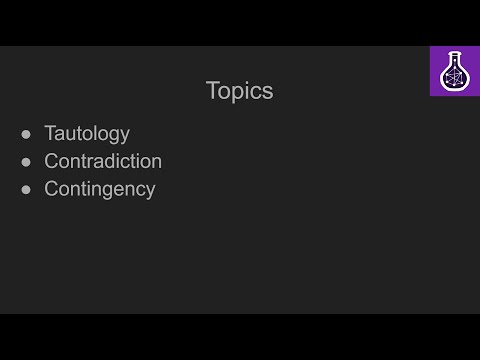 Tautology, Contradiction, and Contingency | Discrete Math