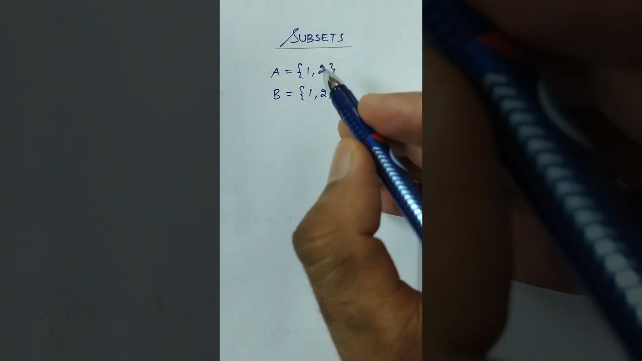 Understanding Subsets in Mathematics
