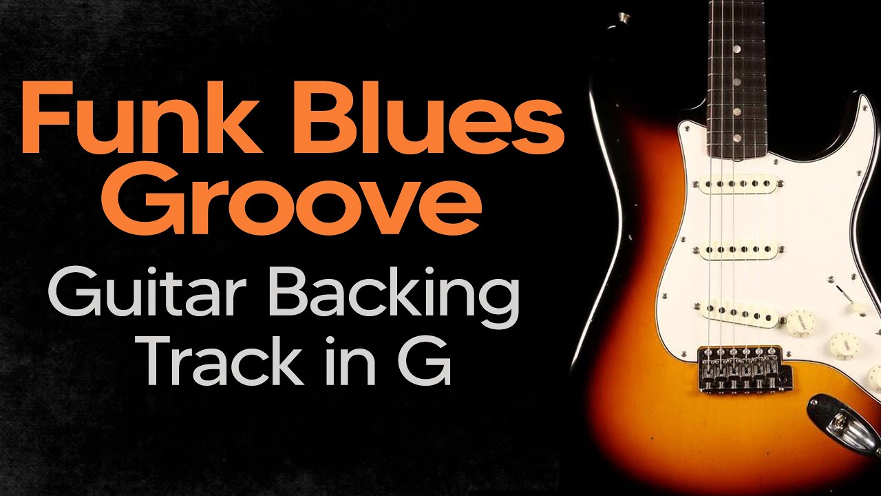 Funk Blues & Mellow Groove Guitar Jam in G 🎸