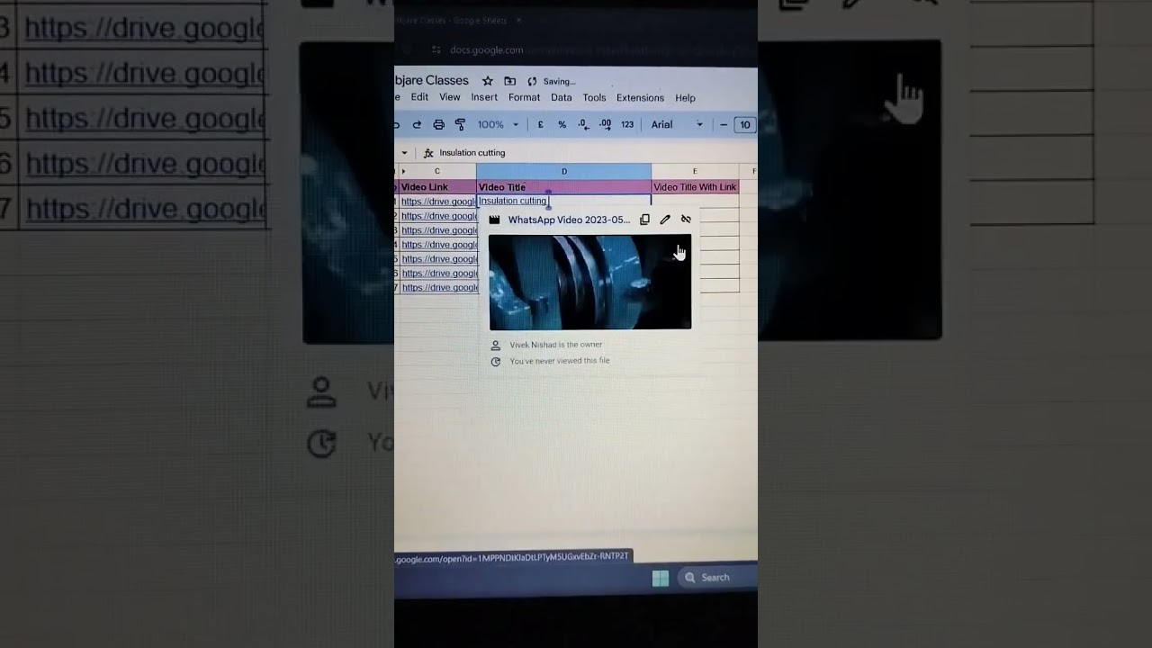 Insert Hyperlink in Google Sheets π