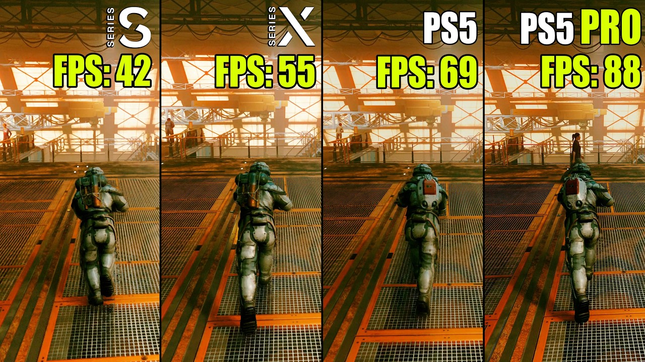 Starfield DESTROYS Every Console - PS5 Pro vs Xbox Series X|S vs. Base PS5