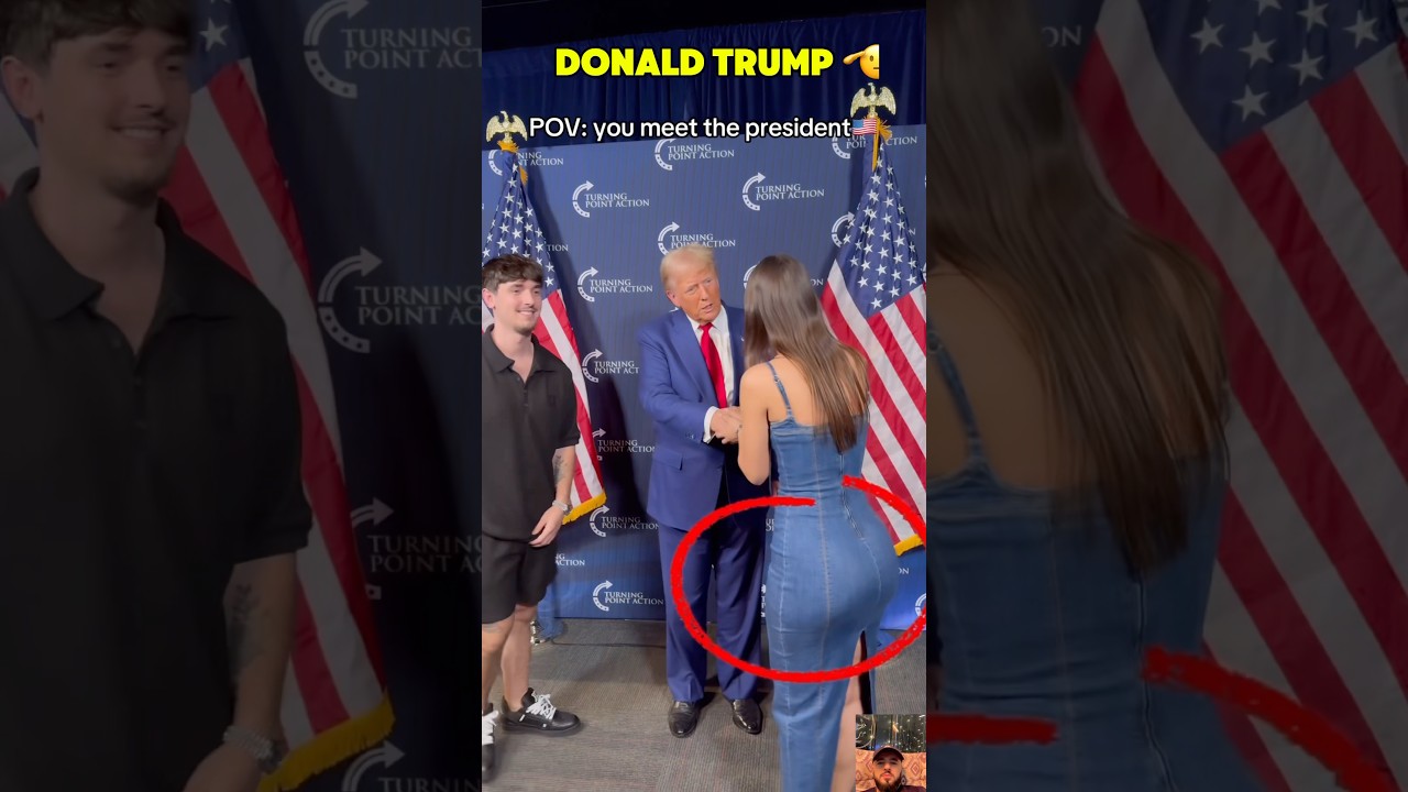 Donald Trump with Stunning Girl 😳