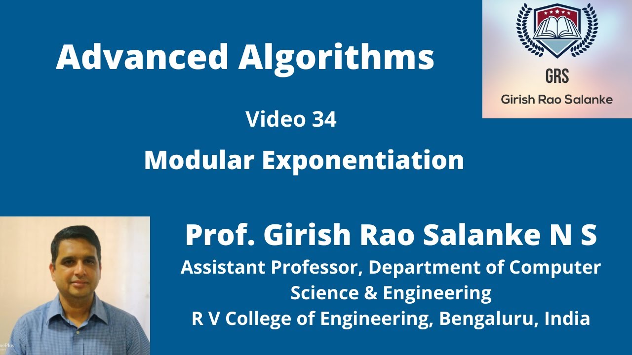 34 Modular Exponentiation