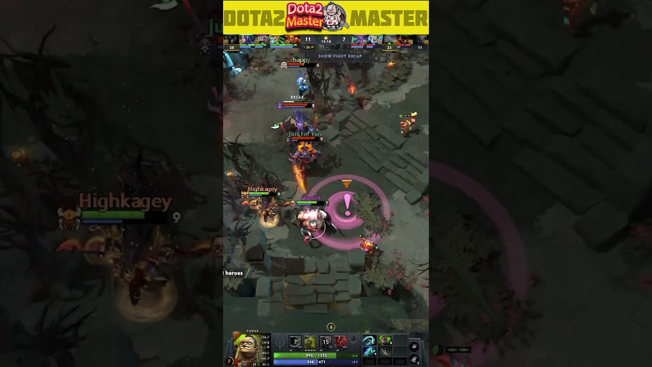 Pudge's Epic Hook Rampage! π― #Dota2 #Shorts