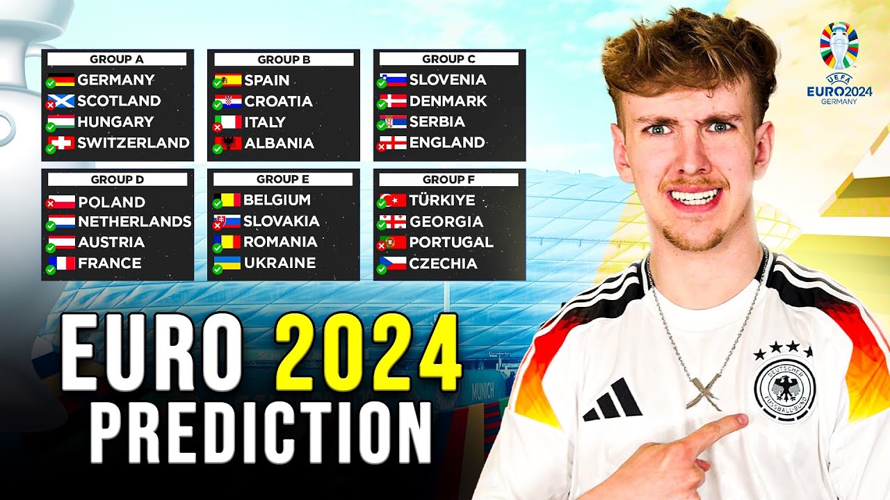 EURO 2024 Predictions: Groups & Knockouts 🇩🇪