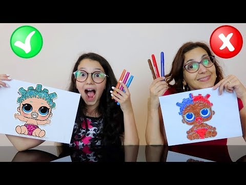 DESAFIO COLORINDO COM 3 CORES (3 MARKER CHALLENGE) | Luluca
