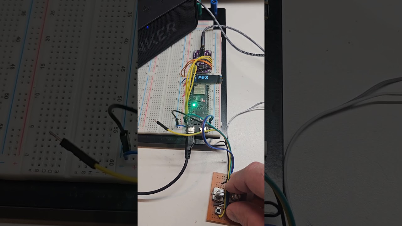 I2S tone generator on an ESP32-S3 #ESP32 #ESP32S3 #arduino #i2sdac